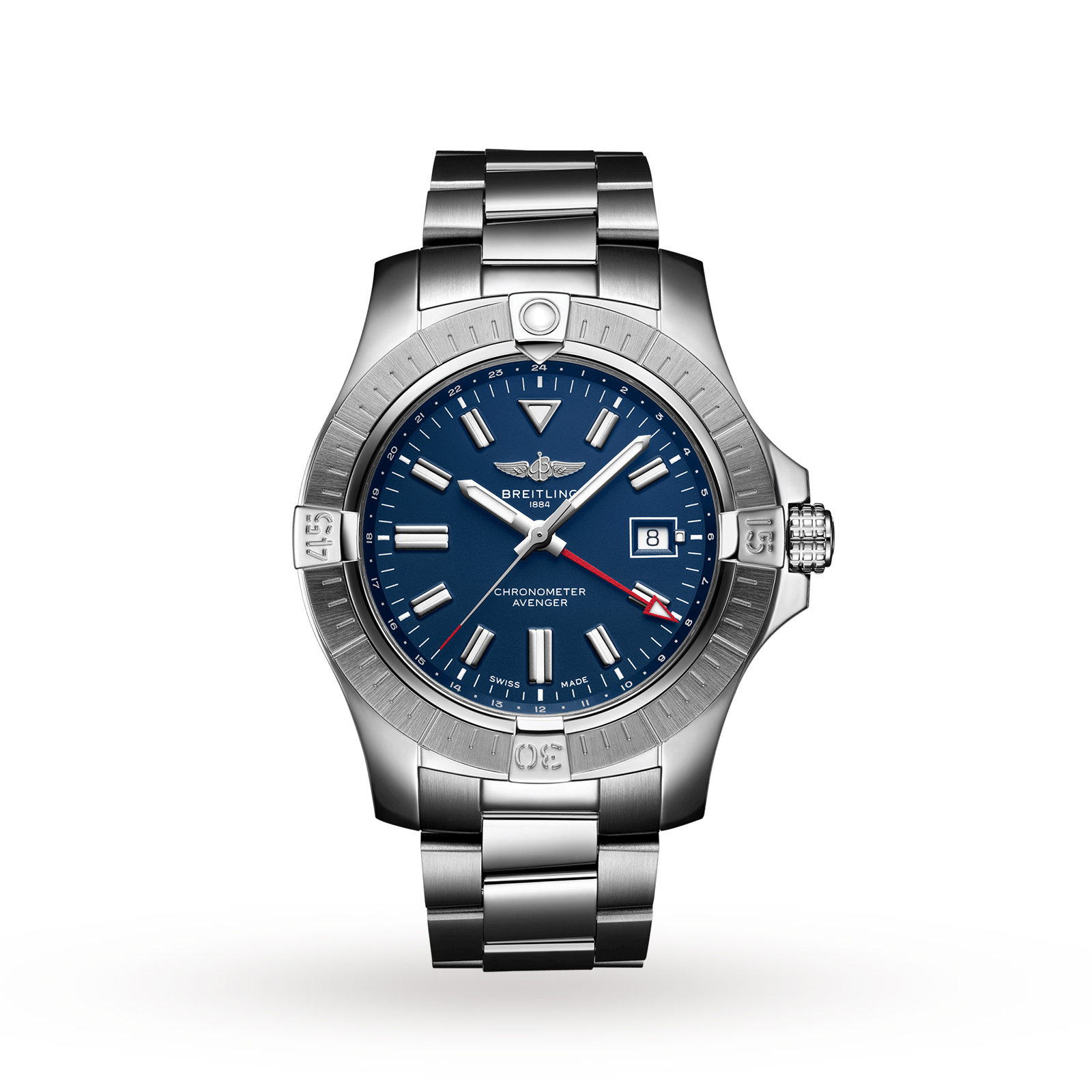 Swiss Breitling Avenger 45 GMT A32395101C1A1
