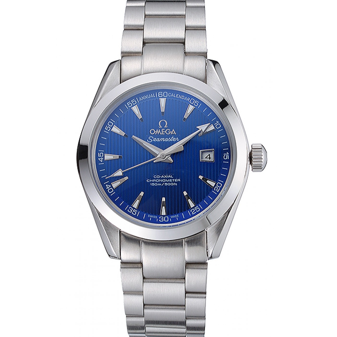 Omega Seamaster Blue Dial Stainless Steel Band 622166