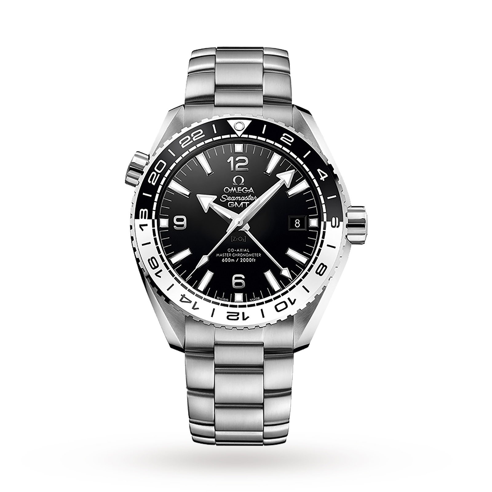 Swiss Omega Seamaster Planet Ocean 600m Co-Axial GMT 43.5mm Mens Watch O21530442201001