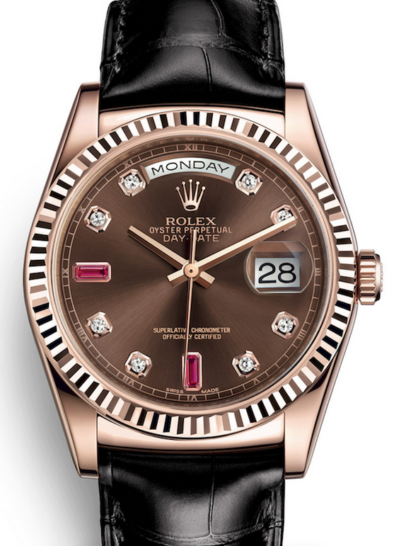 AAA Replica Rolex Day-Date 36mm Automatic Mens Watch 228349RBR-0040