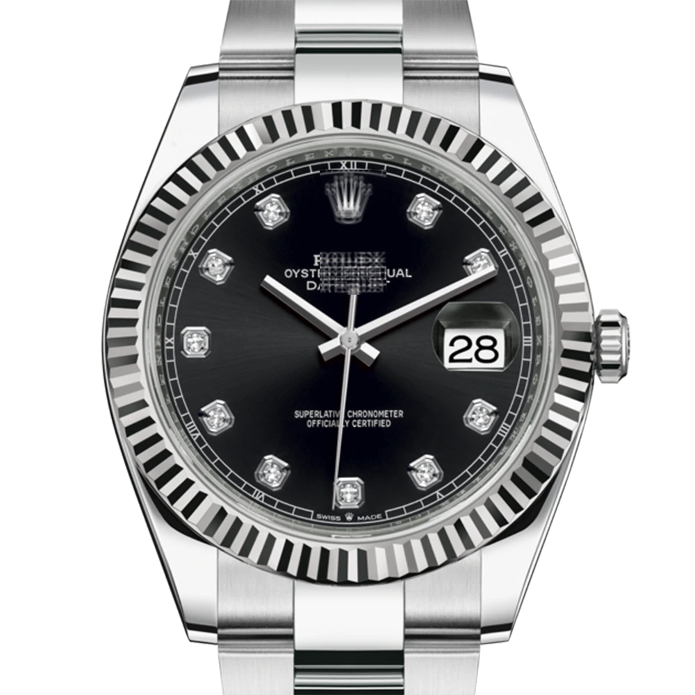 DATEJUST 41- Oyster, 41 mm, Oystersteel and white gold 75with original box