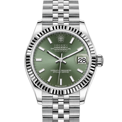 DATEJUST 31-Oyster, 31 mm, Oystersteel and white gold 33with original box