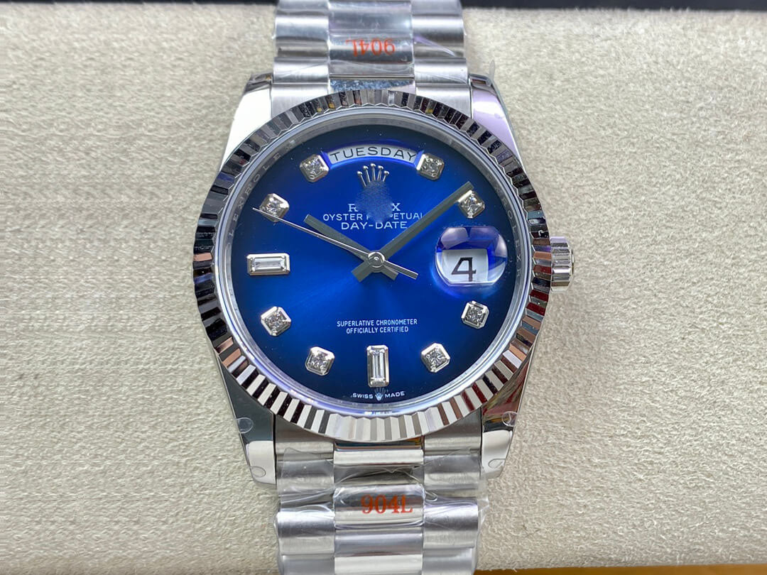 DAY DATE M128239-0023 36MM GM FACTORY BLUE DIAL