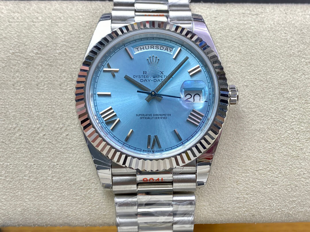 DAY DATE M228236-0012 EW FACTORY SKY BLUE DIAL