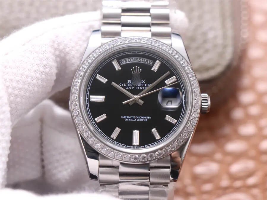 DAY DATE M228349RBR-0003 EW FACTORY STAINLESS STEEL