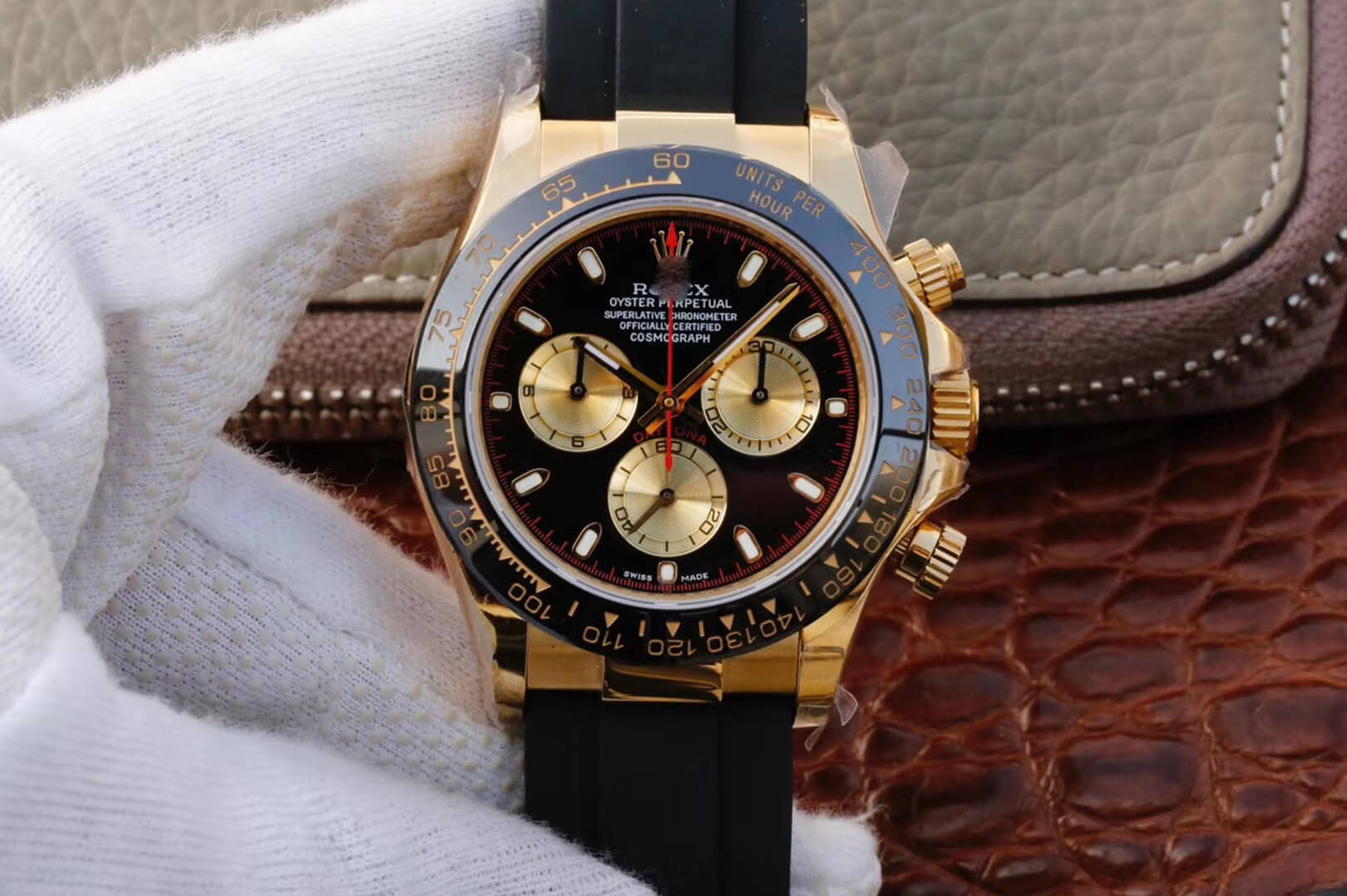 DAYTONA COSMOGRAPH M116518LN-0047 JH FACTORY RUBBER STRAP