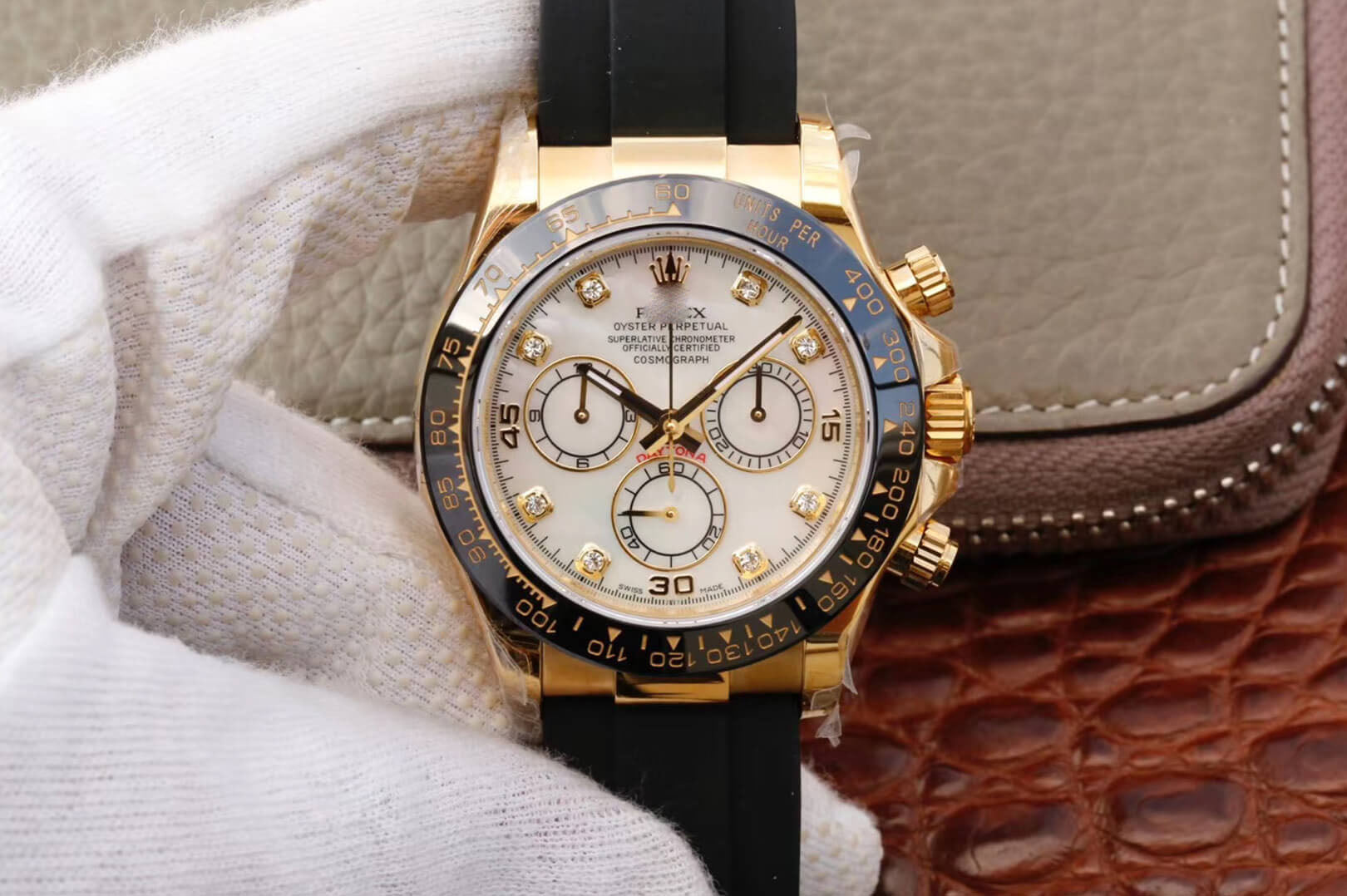DAYTONA COSMOGRAPH M116518LN-0037 JH FACTORY RUBBER STRAP